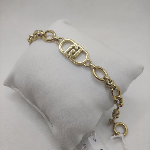 Bracciale Liu Jo LJ2202 maglia acciaio color oro | Gioiellitosti.it