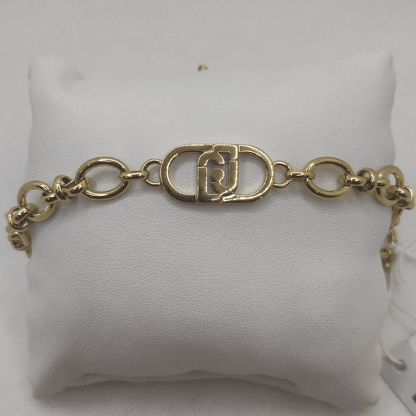 Bracciale Liu Jo LJ2202 maglia acciaio color oro | Gioiellitosti.it