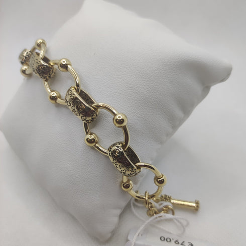 Bracciale Liu Jo LJ2213 catena maglia acciaio color oro | Gioiellitosti.it