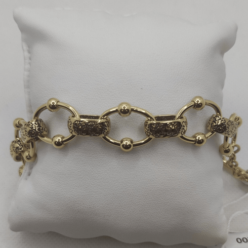 Bracciale Liu Jo LJ2213 catena maglia acciaio color oro | Gioiellitosti.it