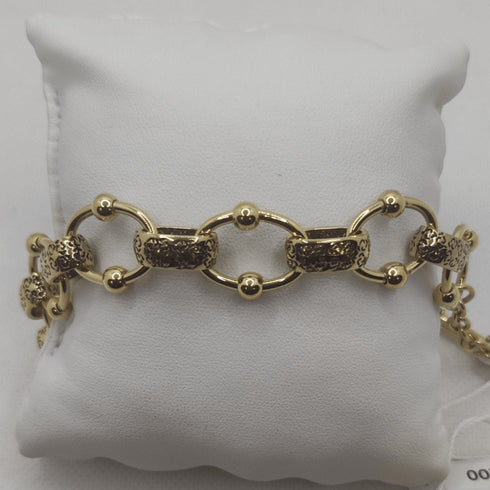 Bracciale Liu Jo LJ2213 catena maglia acciaio color oro | Gioiellitosti.it