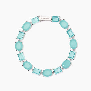 Bracciale MABINA 533898 - 17 Argento 925 con pietre azzurre | Gioiellitosti.it