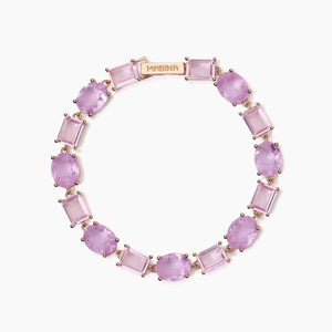 Bracciale MABINA 533899 - 18 Argento placcato Pietre Rosa | Gioiellitosti.it