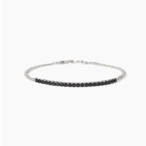 Bracciale Mabina 533989 Argento 925 Groumette Zirconi Uomo | Gioielli Tosti