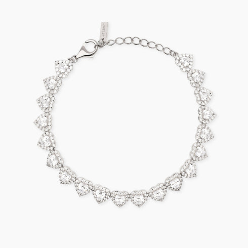 Bracciale Mabina 534115 Argento 925 con Zirconi a Cuore LOVE AFFAIR | Gioielli Tosti