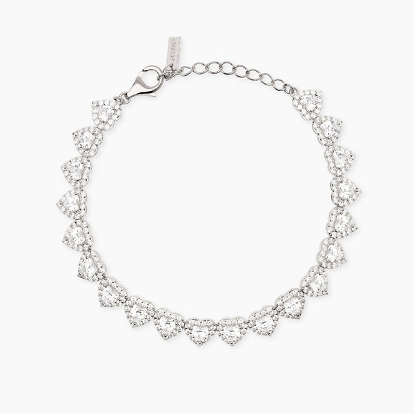 Bracciale Mabina 534115 Argento 925 con Zirconi a Cuore LOVE AFFAIR | Gioielli Tosti