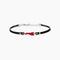 Bracciale Mabina 534119 Argento 925 Cornetto Cordino Uomo | Gioielli Tosti