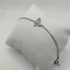 Bracciale oro 18k bianco ciondolo farfalla 19 cm 4.50 gr | Gioiellitosti.it