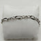 Bracciale oro 18k bianco donna maglia larga 20 cm 3.80 gr | Gioiellitosti.it
