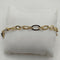 Bracciale oro 18k catena maglia bicolore 18 cm 3.0 gr | Gioiellitosti.it