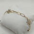 Bracciale oro 18k donna ciondolo fiore 20 cm 3.10 gr | Gioiellitosti.it