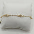 Bracciale oro 18k finitura traforata diamantata 22 cm 4.30 gr | Gioiellitosti.it