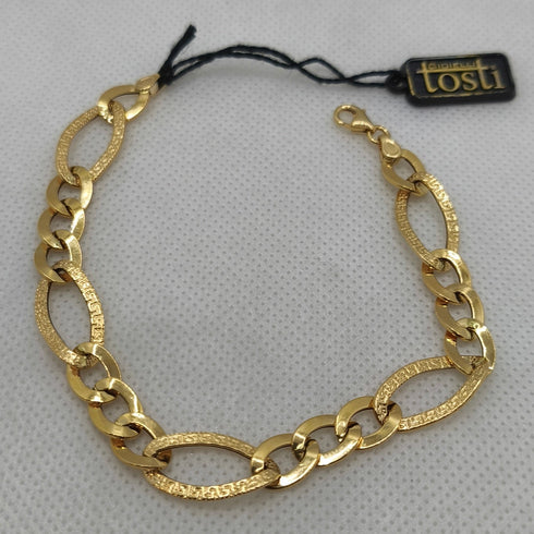 Bracciale oro 18k maglia larga 19 cm 3.30 gr | Gioiellitosti.it