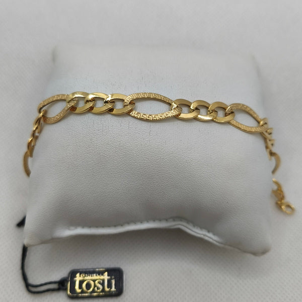 Bracciale oro 18k maglia larga 19 cm 3.30 gr | Gioiellitosti.it