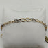 Bracciale oro 18k maglia ovale lucida bicolore 18 cm 4.0 gr | Gioielli Tosti