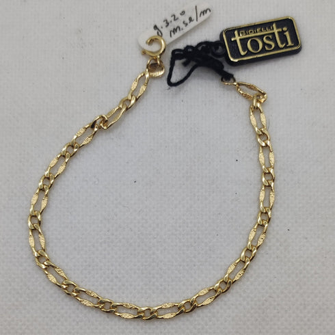 Bracciale oro 18k Unisex maglia marina 19 cm 3.20 gr | Gioiellitosti.it