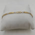 Bracciale Oro 18k uomo semirigido bicolore 21 cm 4.90 gr | Gioiellitosti.it