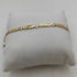 Bracciale Oro 18k uomo semirigido bicolore 21 cm 5.30 gr | Gioiellitosti.it