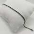Bracciale oro Bianco 18k tennis zirconi verdi 19.5 cm 3.90 gr | Gioiellitosti.it