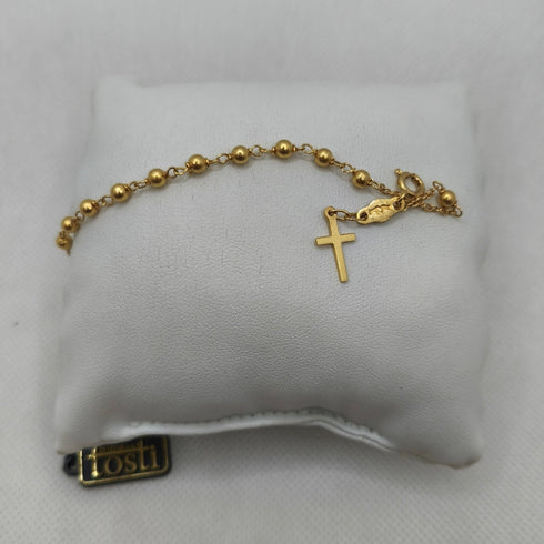 Bracciale Rosario Oro 18k 18 cm 4.30 gr | Gioiellitosti.it