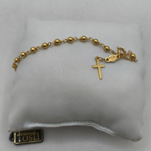 Bracciale Rosario Oro 18k 18 cm 4.30 gr | Gioiellitosti.it