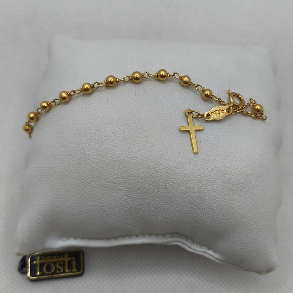 Bracciale Rosario Oro 18k 18 cm 4.30 gr | Gioiellitosti.it