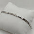 Bracciale uomo Oro 18k bianco semirigido 21 cm 8.60 gr | Gioiellitosti.it