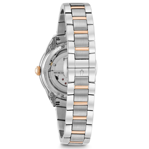 Bulova women's automatic diamond watch 98P170