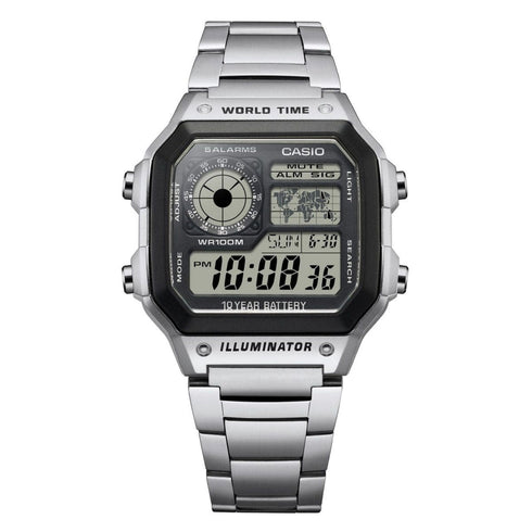 Casio AE-1200WHD-1AVEF World Time Orologio Digitale | Gioielli Tosti