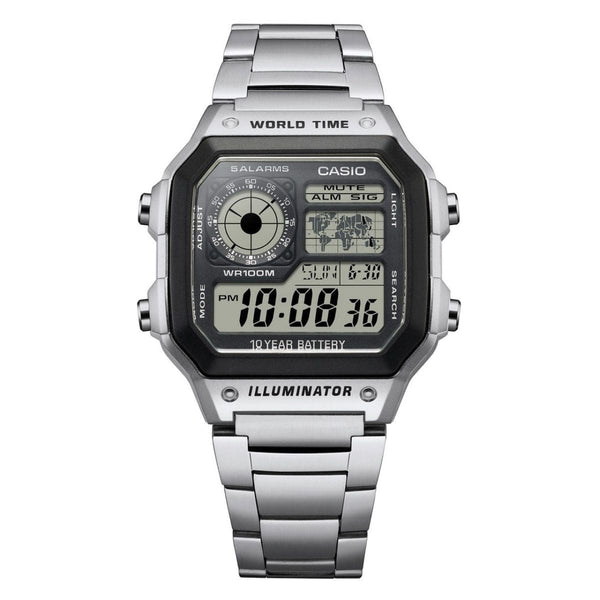 Casio AE-1200WHD-1AVEF World Time Orologio Digitale | Gioielli Tosti