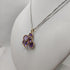 Ciondolo con ametista e diamanti oro 18k | Gioiellitosti.it