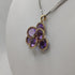 Ciondolo con ametista e diamanti oro 18k | Gioiellitosti.it