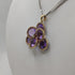 Ciondolo con ametista e diamanti oro 18k | Gioiellitosti.it