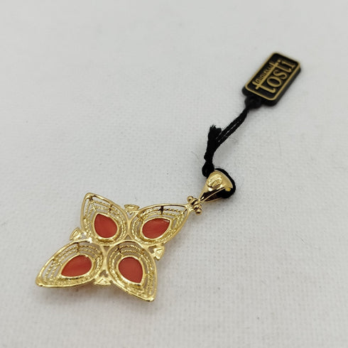 Ciondolo Corallo e Oro 18k 4.10 gr | Gioiellitosti.it