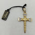Ciondolo Croce con zirconi oro 18k 7,0 gr | Gioiellitosti.it