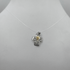 Ciondolo Croce Oro 18k Bianco e Giallo Piccolo 1,10 gr | Gioielli Tosti