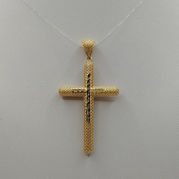 Ciondolo Croce Oro 18k Donna 6x3cm 3,40 gr | Gioiellitosti.it