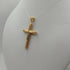 Ciondolo Croce Oro 18k Donna 6x3cm 3,40 gr | Gioiellitosti.it