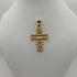 Ciondolo Croce oro 18k donna pendente diamantato gr 12,20 | Gioiellitosti.it