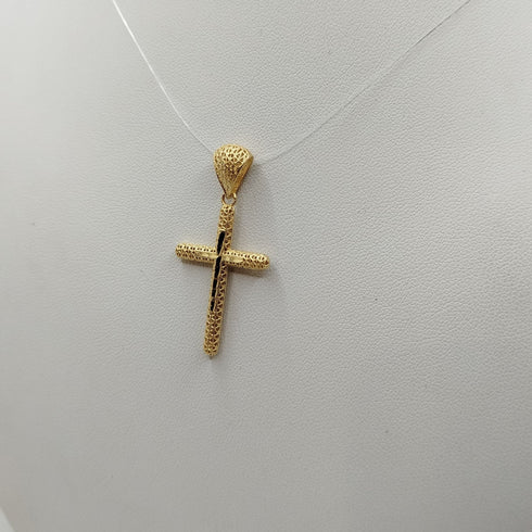 Ciondolo Croce Oro Donna 3x2cm 1,70 gr | Gioiellitosti.it