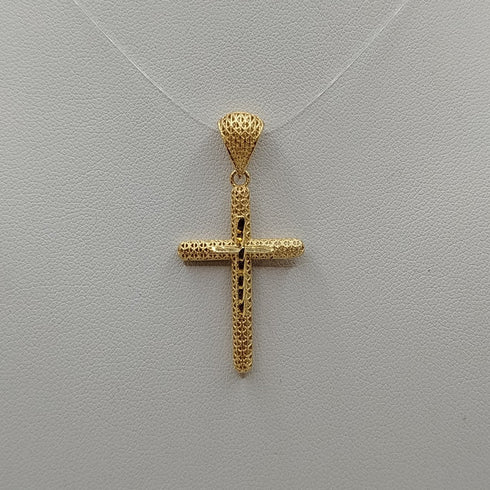 Ciondolo Croce Oro Donna 3x2cm 1,70 gr | Gioiellitosti.it