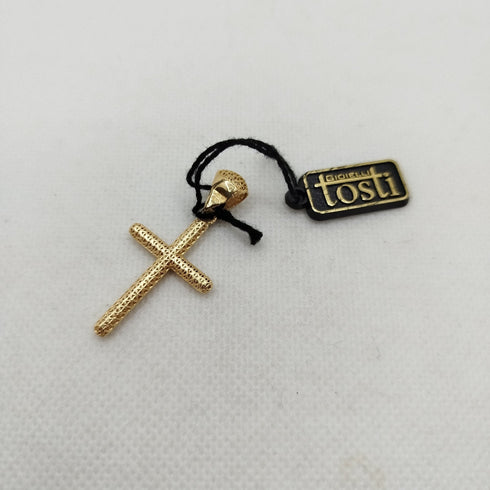 Ciondolo Croce Oro Donna 3x2cm 1,70 gr | Gioiellitosti.it