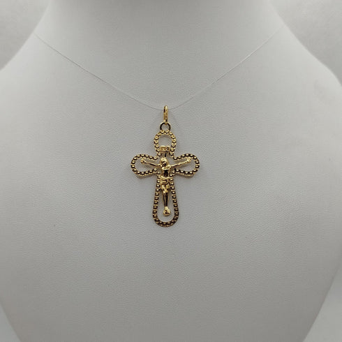 Ciondolo Crocifisso oro giallo 1.90 gr | Gioiellitosti.it