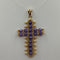 Ciondolo di Ametista viola e Oro 18k 4,70 gr | Gioiellitosti.it