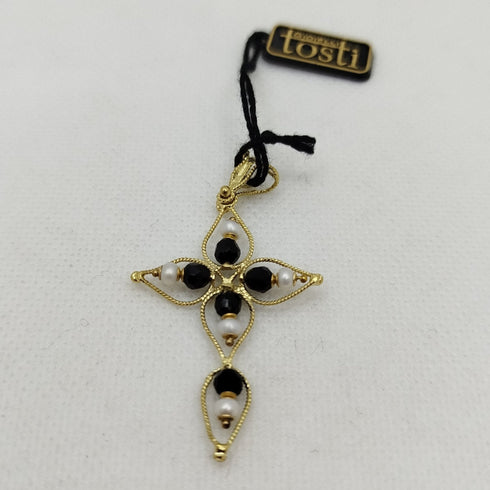 Ciondolo Onice Nero e Oro 18K 2,70 gr | Gioiellitosti.it