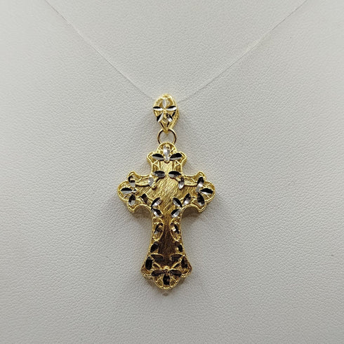 Ciondolo oro 18k Croce Pendente 3,3 gr | Gioiellitosti.it
