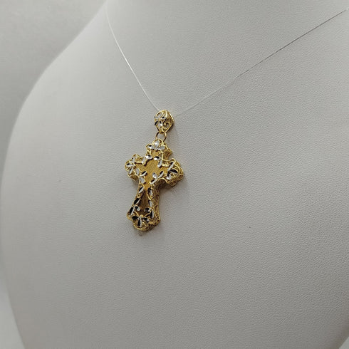 Ciondolo oro 18k Croce Pendente 3,3 gr | Gioiellitosti.it
