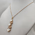 Ciondolo oro madreperla e diamanti con collana | Gioiellitosti.it