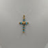 Ciondolo Topazio azzurro e Oro 18k 3,70 | Gioiellitosti.it
