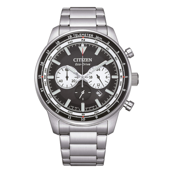 Citizen Aviator Crono Eco Drive CA4500 - 91E Acciaio Panda | Gioiellitosti.it
